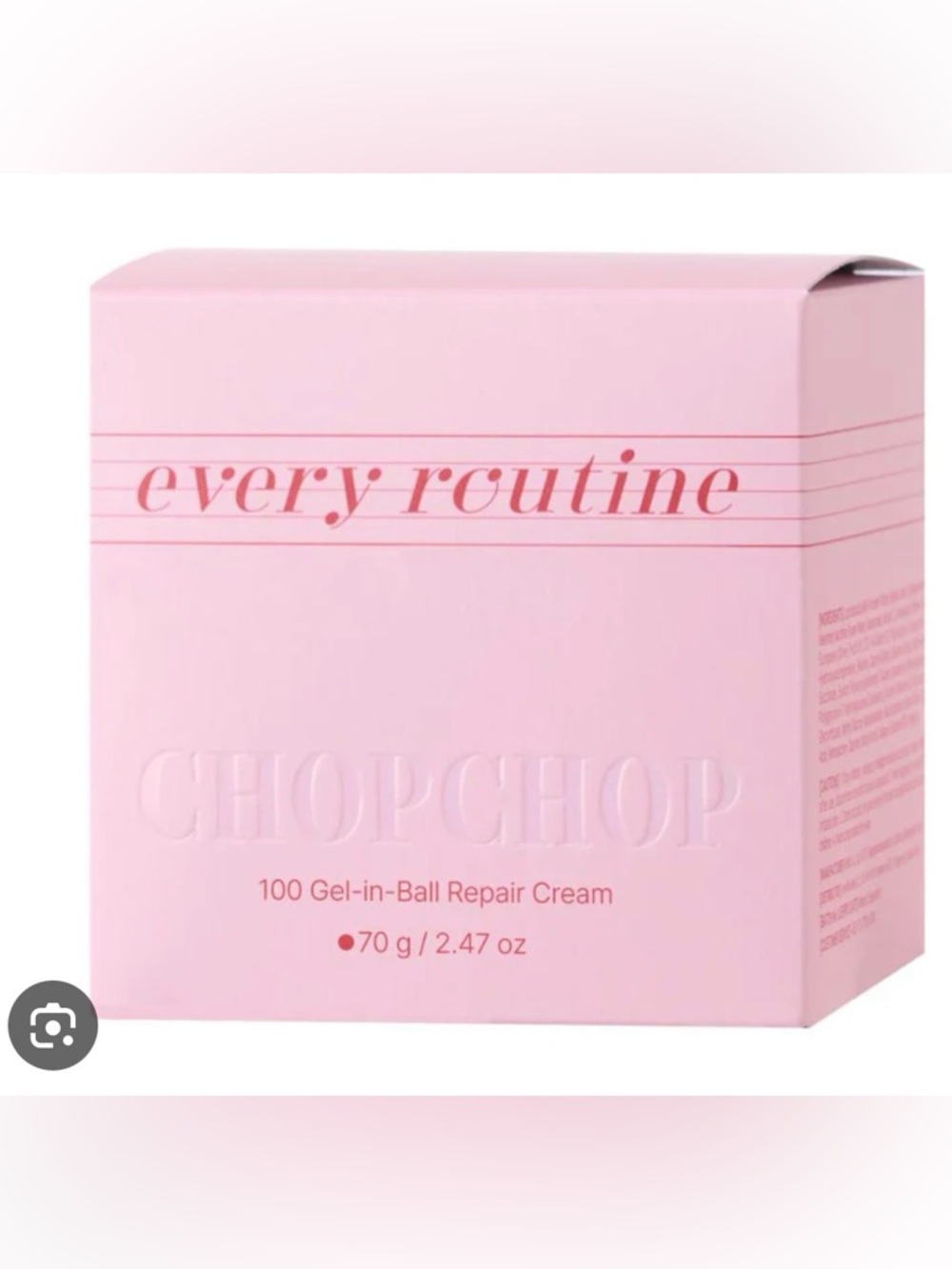 Every Routine 100 Gel-in-Ball Repair Cream 70g K-Beauty Hydrating Repair Cream